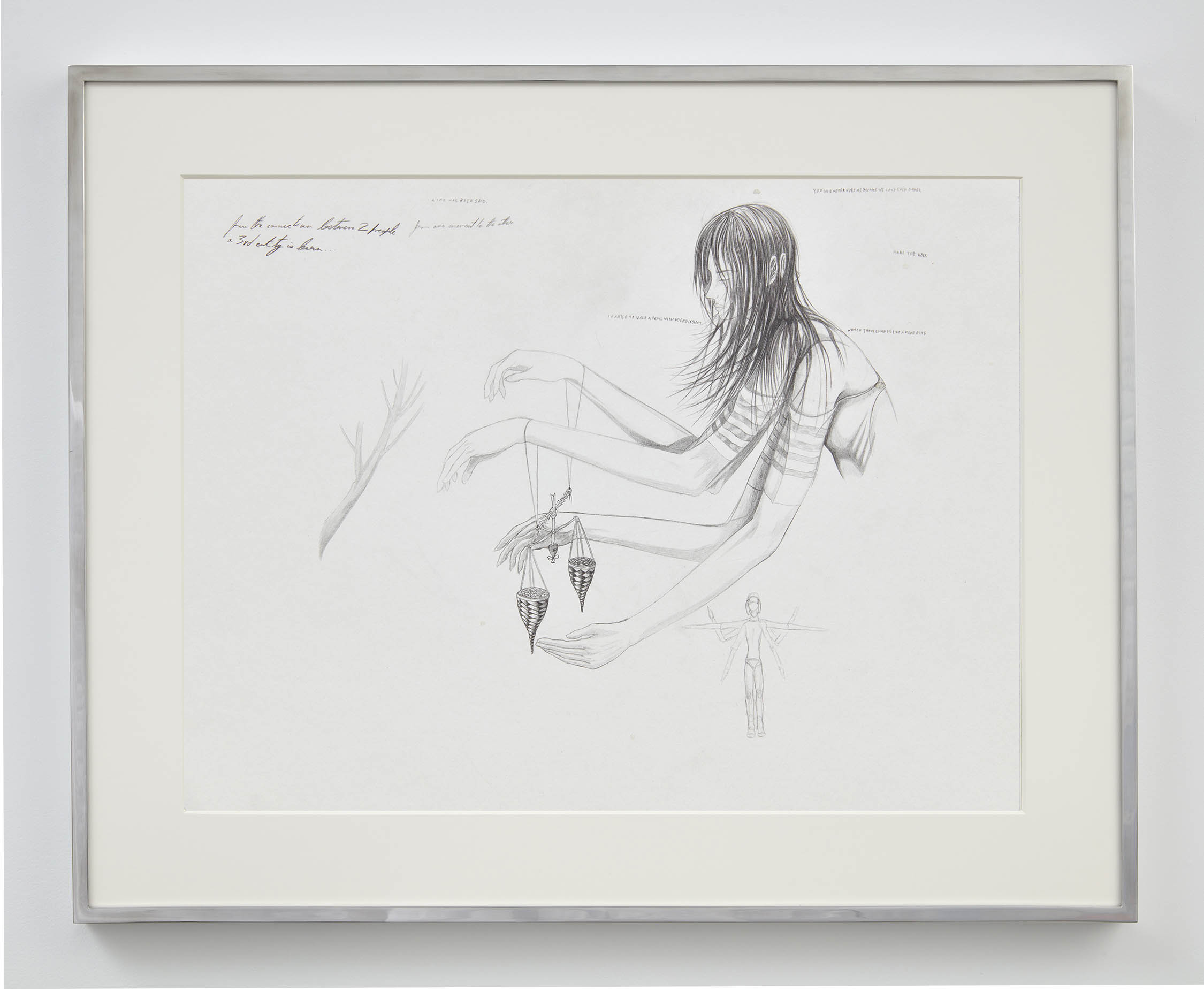 Chiki, <i>Character Design with Scale</i>, 2025. Pencil on paper, 9 x 12 in (23 x 30.5 cm)